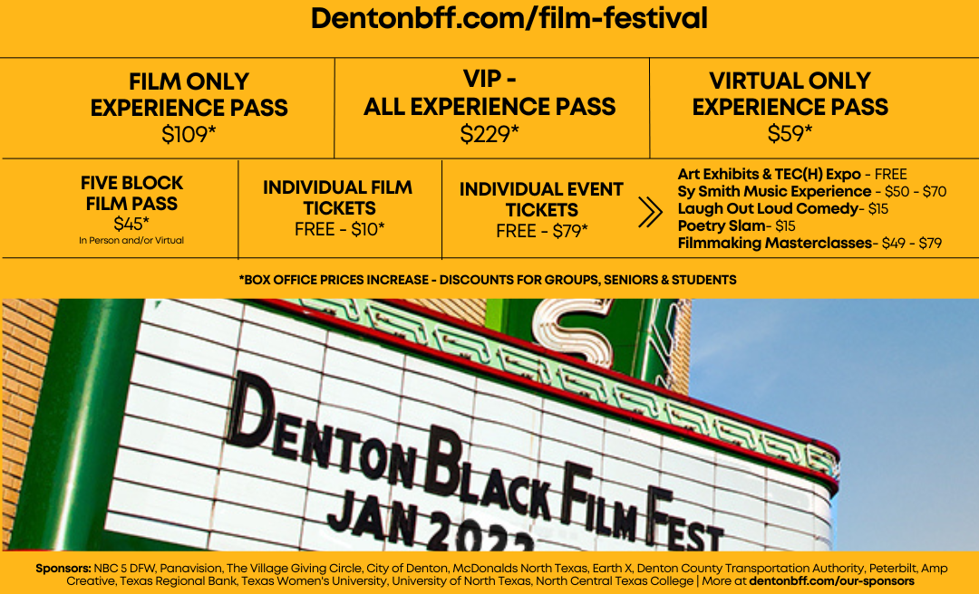 The 2023 Denton Black Film Festival aims to showcase a more expansive ...
