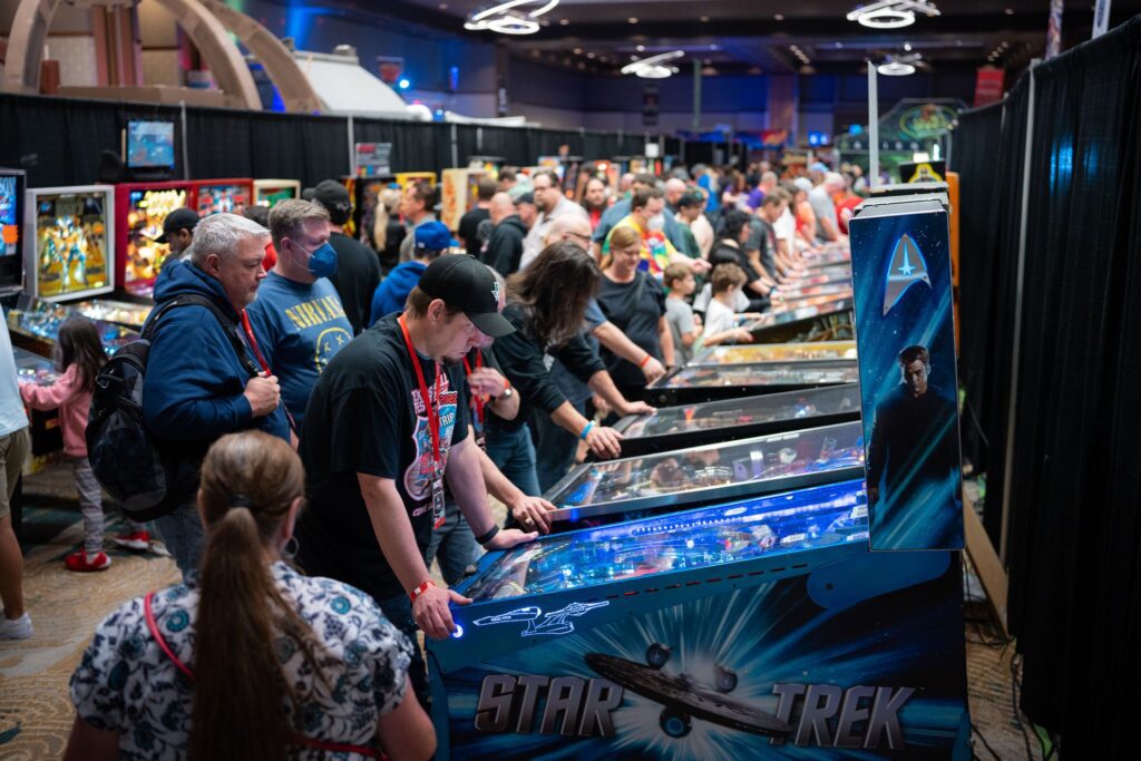 a pinball wizard in Frisco at the Texas Pinball Festival