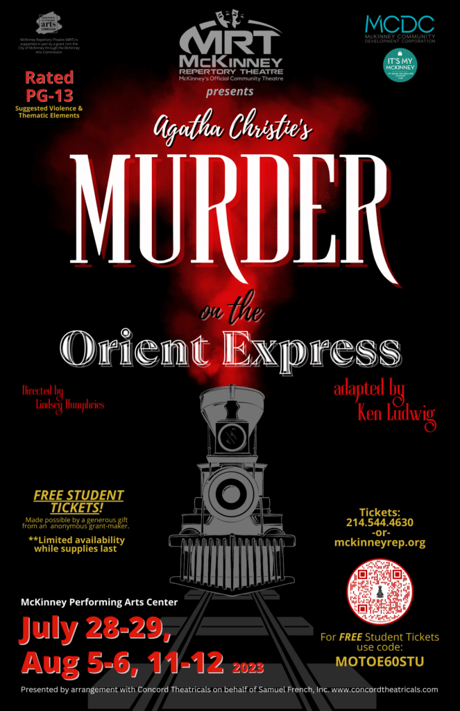 The McKinney Repertory Theatre production of "Murder on the Orient Express"