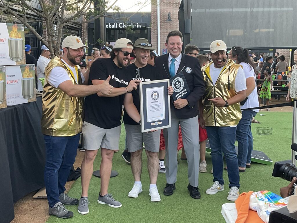 Solo Stove Guinness World Record in Grapevine