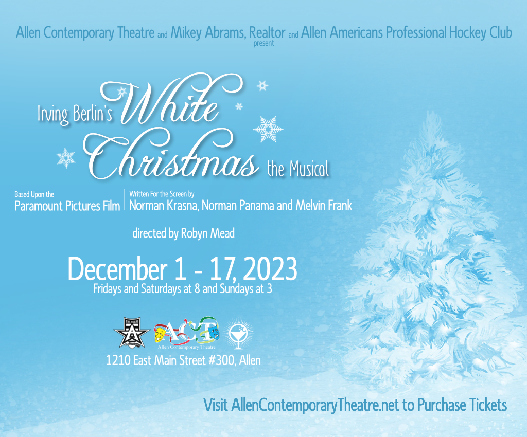Allen Contemporary Theatre "White Christmas" full poster