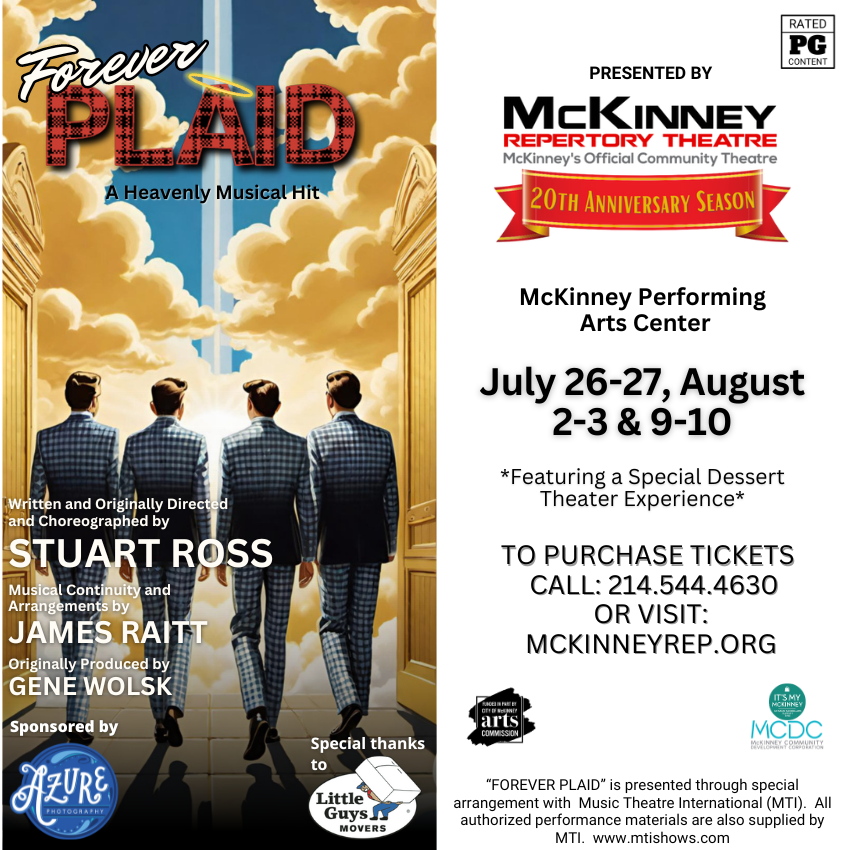 McKinney Repertory Theatre Forever Plaid Ad