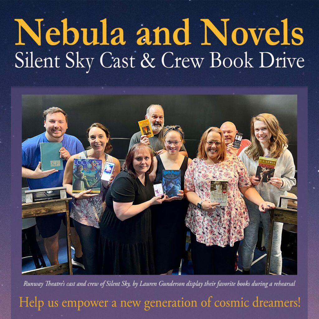 Runway Theatre "Silent Sky" book drive